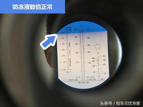汽车冰点测试多少正常