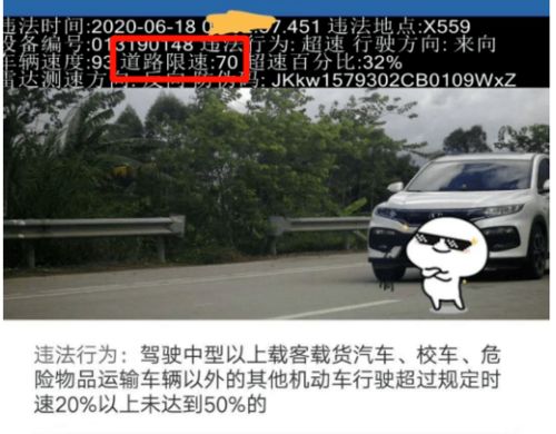 汽车测速被扣多少分