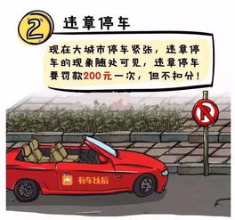 汽车扣几分罚多少