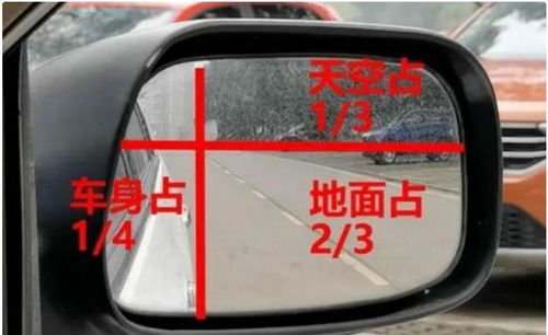 汽车后视镜正常调节多少