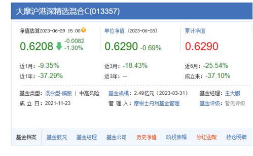 摩根汽车基金排名多少