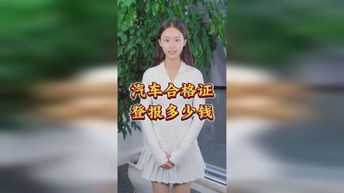 汽车登报多少钱