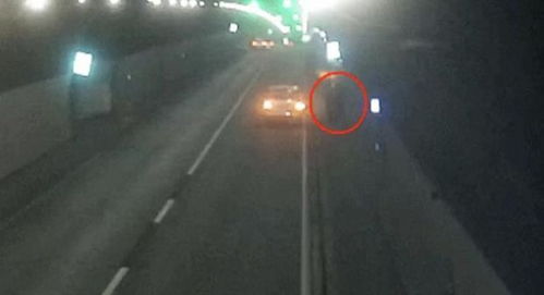 汽车飞跃隧道多少米