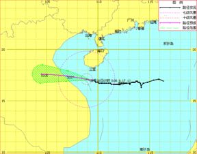 今年第1号台风“蝴蝶”路径图
