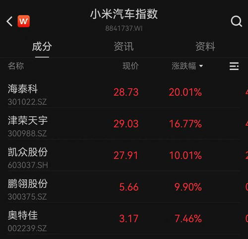 小米汽车有多少股票